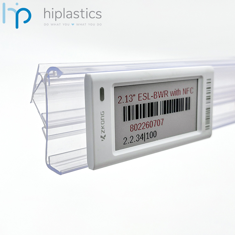 Hiplastics ABINC48 Angle Adjustable Rail for Hanshow Stella/Pricer ESL