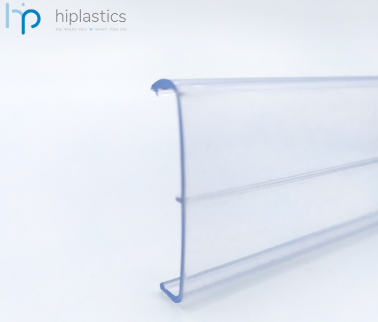 Hiplastics Clear Tag Holder Price Label Holders for Retailing插图2