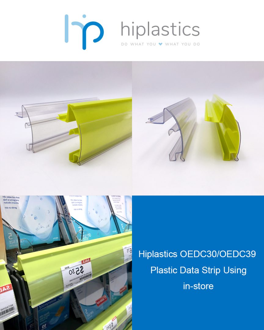 Hiplastics OEDC30 OEDC39 Plastic Data Strip Using in-store插图