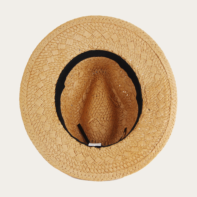 Matching straw bowler hat tchat